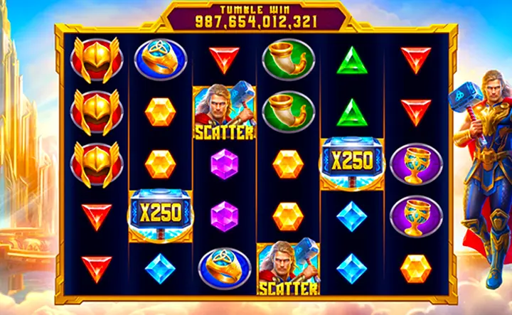 Hit huge fortunes with Thor&rsquo;s Riches at Gambino Slots