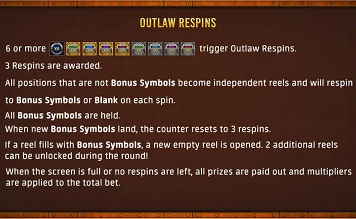 Outlaw Express Western Slot Machine Free Spins
