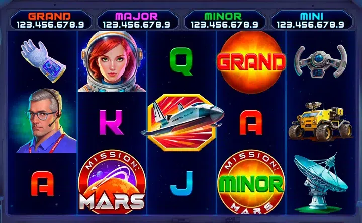 Cosmic Slot Machine Mission: Mars No Download
