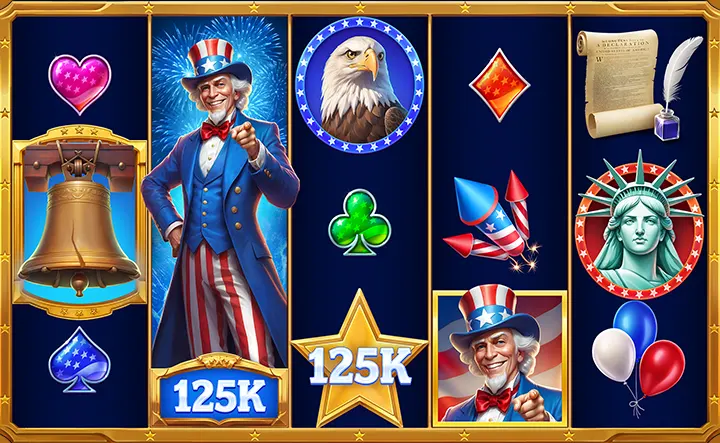 Land Of Liberty Free Slots Online Gameplay 