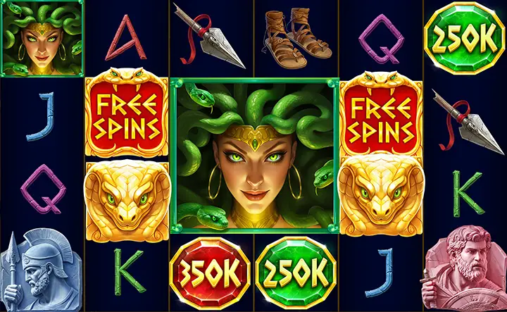 Medusa Mystery Free Slots Online Gameplay 