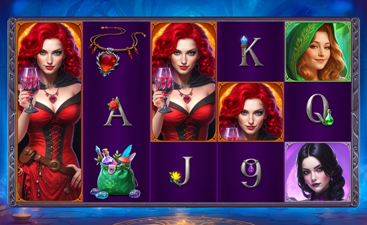 Spell Sisters Free Slots Online Gameplay 